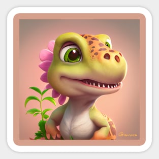 Baby Dinosaur Dino Bambino - Giana Sticker